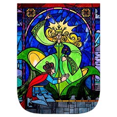 Beauty And The Beast Stained Glass Rose Waist Pouch (Small) from ArtsNow.com Front Pocket