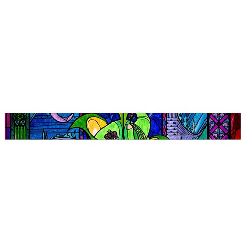 Beauty And The Beast Stained Glass Rose Belt Pouch Bag (Large) from ArtsNow.com Bottom