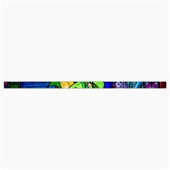 Beauty And The Beast Stained Glass Rose Roll Up Canvas Pencil Holder (M) from ArtsNow.com Strap