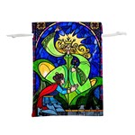 Beauty And The Beast Stained Glass Rose Lightweight Drawstring Pouch (M)