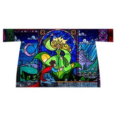 Beauty And The Beast Stained Glass Rose Wristlet Pouch Bag (Small) from ArtsNow.com Back