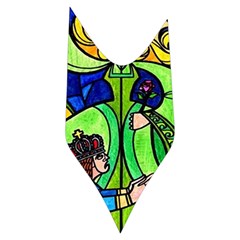 Beauty And The Beast Stained Glass Rose Women s Long Sleeve Raglan T Side Right
