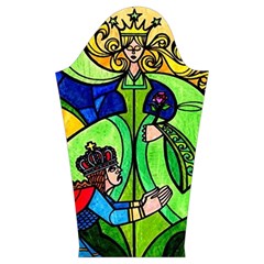 Beauty And The Beast Stained Glass Rose Kids  Midi Sailor Dress from ArtsNow.com Sleeve Right