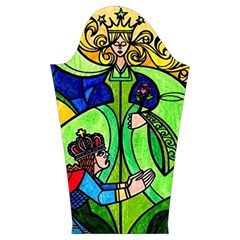 Beauty And The Beast Stained Glass Rose Kids  Midi Sailor Dress from ArtsNow.com Sleeve Left