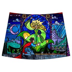 Beauty And The Beast Stained Glass Rose Kids  Midi Sailor Dress from ArtsNow.com Front Skirt