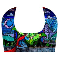 Beauty And The Beast Stained Glass Rose Kids  Midi Sailor Dress from ArtsNow.com Collar