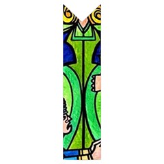 Beauty And The Beast Stained Glass Rose Kids  Midi Sailor Dress from ArtsNow.com Placket