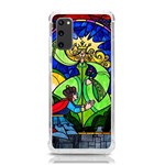 Beauty And The Beast Stained Glass Rose Samsung Galaxy S20 6.2 Inch TPU UV Case