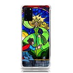 Beauty And The Beast Stained Glass Rose Samsung Galaxy S20Plus 6.7 Inch TPU UV Case