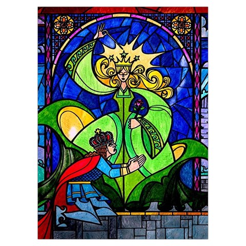 Beauty And The Beast Stained Glass Rose Playing Cards Single Design (Rectangle) with Custom Box from ArtsNow.com Card