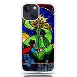 Beauty And The Beast Stained Glass Rose iPhone 13 mini TPU UV Print Case