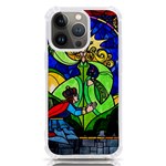 Beauty And The Beast Stained Glass Rose iPhone 13 Pro TPU UV Print Case