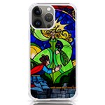 Beauty And The Beast Stained Glass Rose iPhone 13 Pro Max TPU UV Print Case