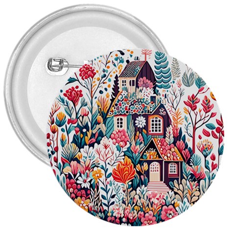 Cottagecore 3  Buttons from ArtsNow.com Front