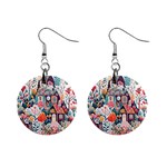 Cottagecore Mini Button Earrings