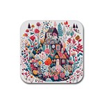 Cottagecore Rubber Coaster (Square)