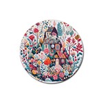 Cottagecore Rubber Coaster (Round)