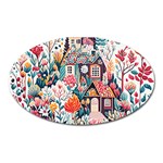 Cottagecore Oval Magnet