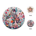 Cottagecore Playing Cards Single Design (Round)