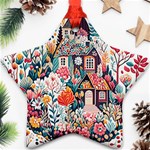 Cottagecore Star Ornament (Two Sides)