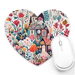 Cottagecore Heart Mousepad
