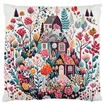 Cottagecore Standard Premium Plush Fleece Cushion Case (One Side)