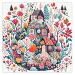 Cottagecore Square Satin Scarf (36  x 36 )