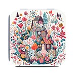 Cottagecore Square Metal Box (Black)
