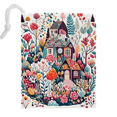 Cottagecore Drawstring Pouch (4XL) from ArtsNow.com Back