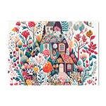 Cottagecore Crystal Sticker (A4)