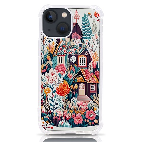 Cottagecore iPhone 13 mini TPU UV Print Case from ArtsNow.com Front