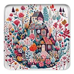 Cottagecore Square Glass Fridge Magnet (4 pack)