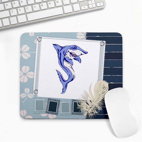 Shark Large Mousepad from ArtsNow.com Front