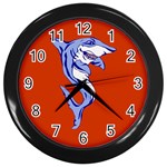 Shark Wall Clock (Black)