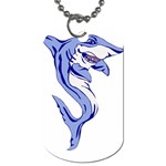 Shark Dog Tag (One Side)