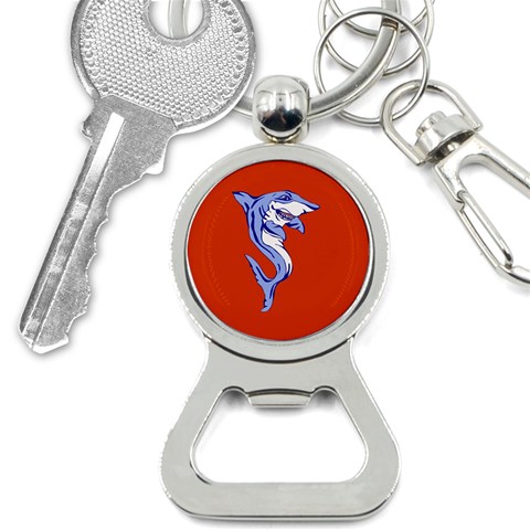 Shark Bottle Opener Key Chain from ArtsNow.com Front