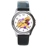 Man eater Round Metal Watch