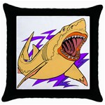 Man eater Throw Pillow Case (Black)