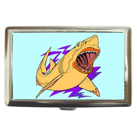 Man eater Cigarette Money Case from ArtsNow.com Front
