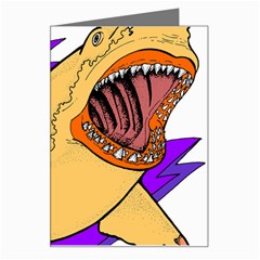 Man eater Greeting Card from ArtsNow.com Left