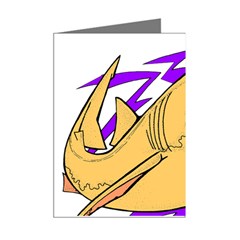 Man eater Mini Greeting Cards (Pkg of 8) from ArtsNow.com Right