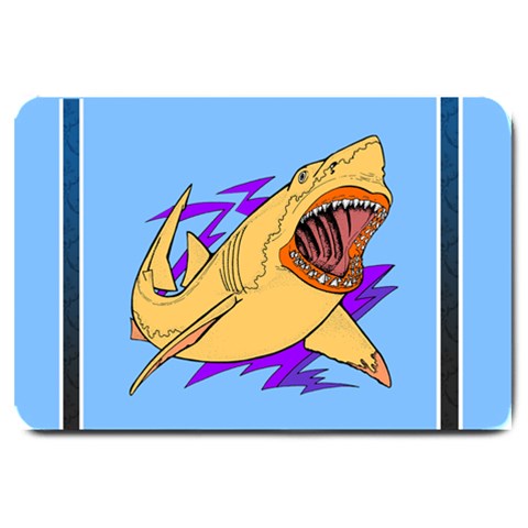 Man eater Large Doormat from ArtsNow.com 30 x20  Door Mat