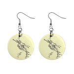 Sea dragon 1  Button Earrings