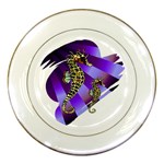 Seahorse Porcelain Plate