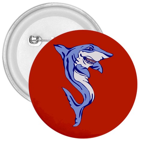 Shark 3  Button from ArtsNow.com Front