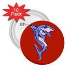Shark 2.25  Button (10 pack)