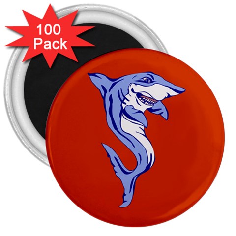 Shark 3  Magnet (100 pack) from ArtsNow.com Front