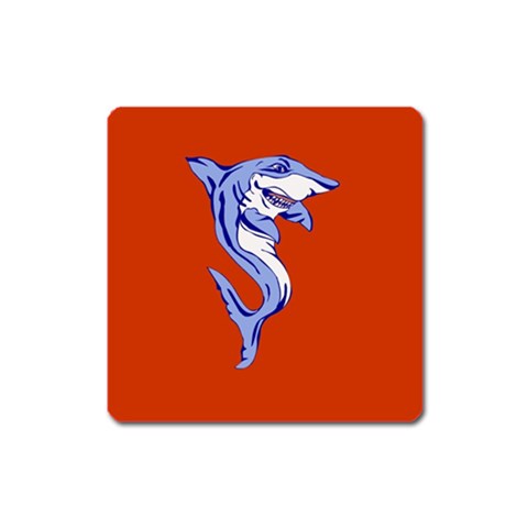 Shark Magnet (Square) from ArtsNow.com Front