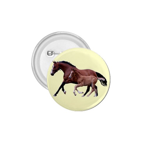Mare n foal 1.75  Button from ArtsNow.com Front
