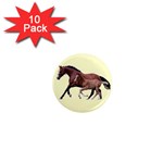 Mare n foal 1  Mini Magnet (10 pack) 